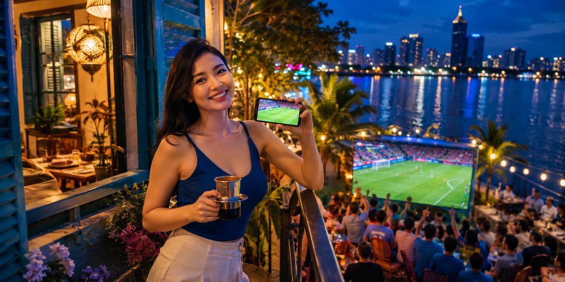 Trận bóng đá Việt Nam cùng trải nghiệm giải trí có trách nhiệm